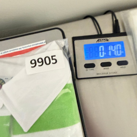 BARBARIAN RUGBY WEAR Womens Polo Shirt Medium Green White Stripe Patron Bee NEW - Picture 14 of 14